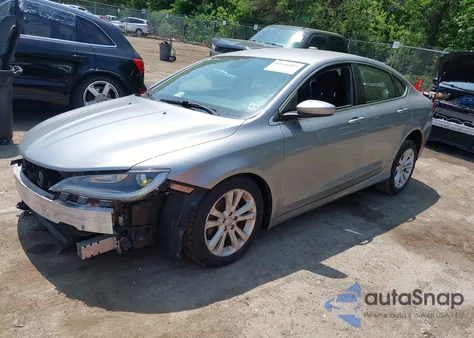 2015 Chrysler 200 Limited из США, поврежденный, VIN 1C3CCCAB7FN577548